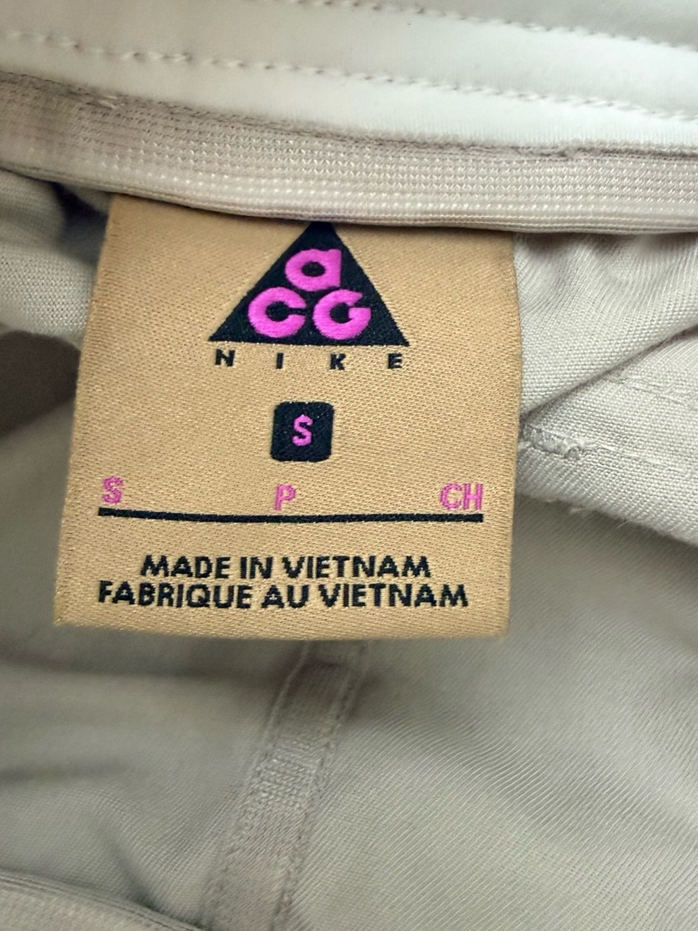 Nike ACG | Woven Baggy Cargo Pants | Moon Particle/Summit White | Size Small - Picture 5 of 8